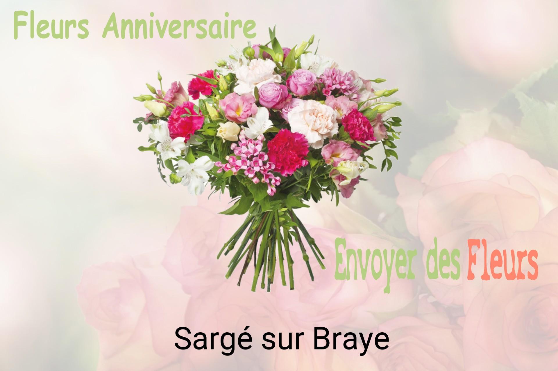 Bouquet de fleurs d’anniversaire livré à Sargé-sur-Braye