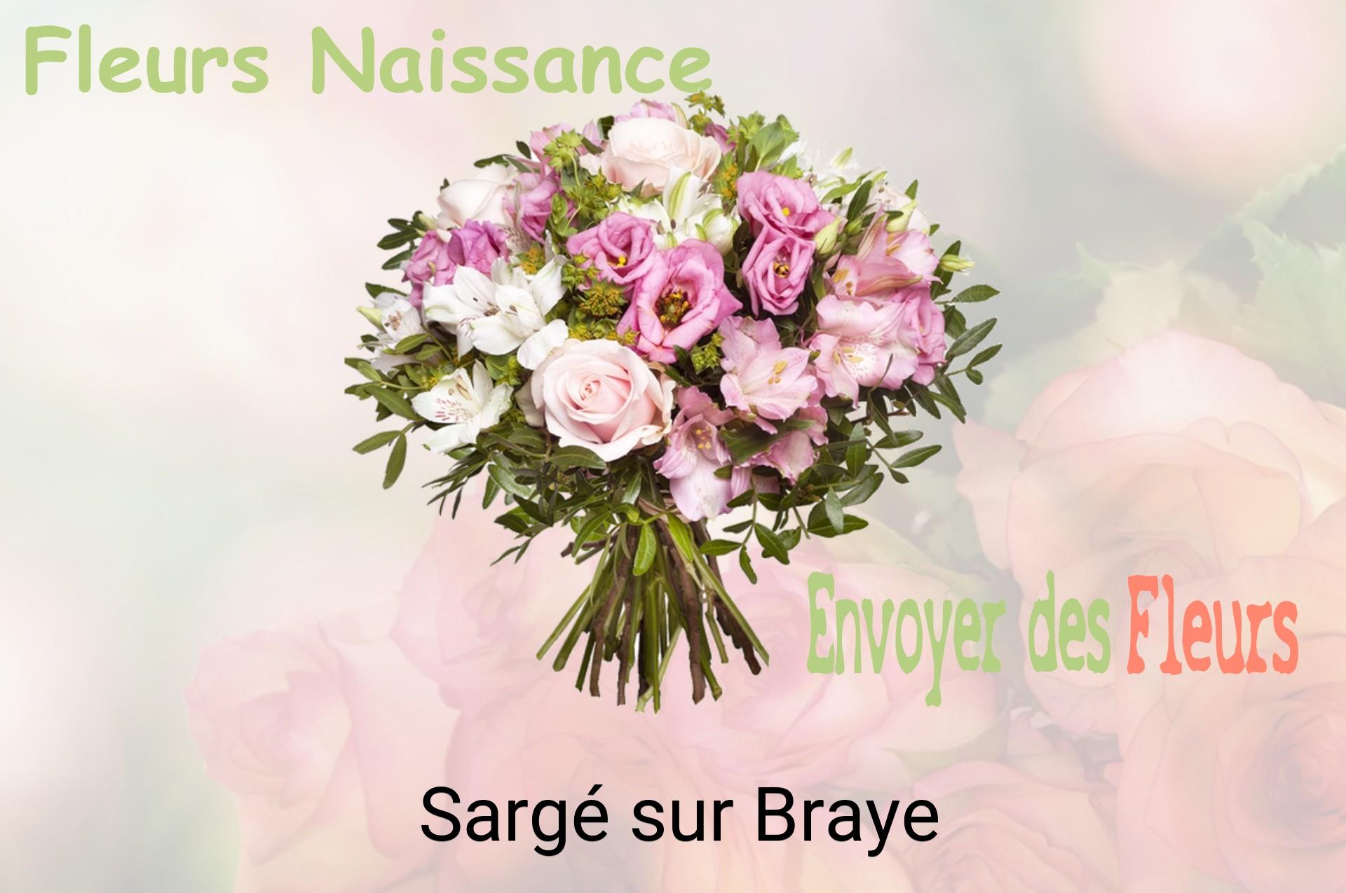 Bouquet de fleurs de naissance livré à Sargé-sur-Braye